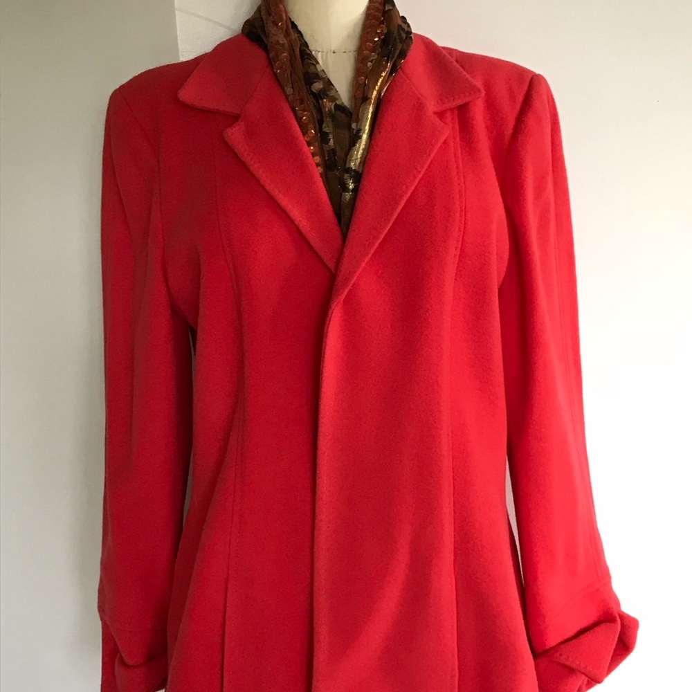 Harve Benard cashmere swing coat
